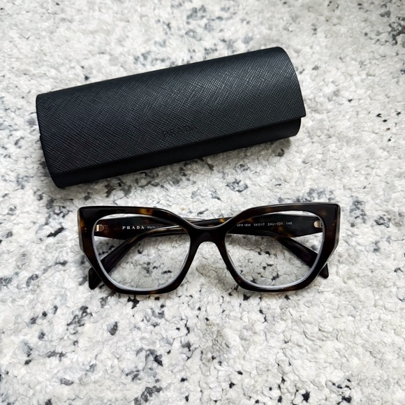PRADA Tortoise Prescription Eyeglasses - Picture 4 of 7